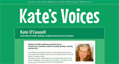 Desktop Screenshot of katesvoices.co.uk